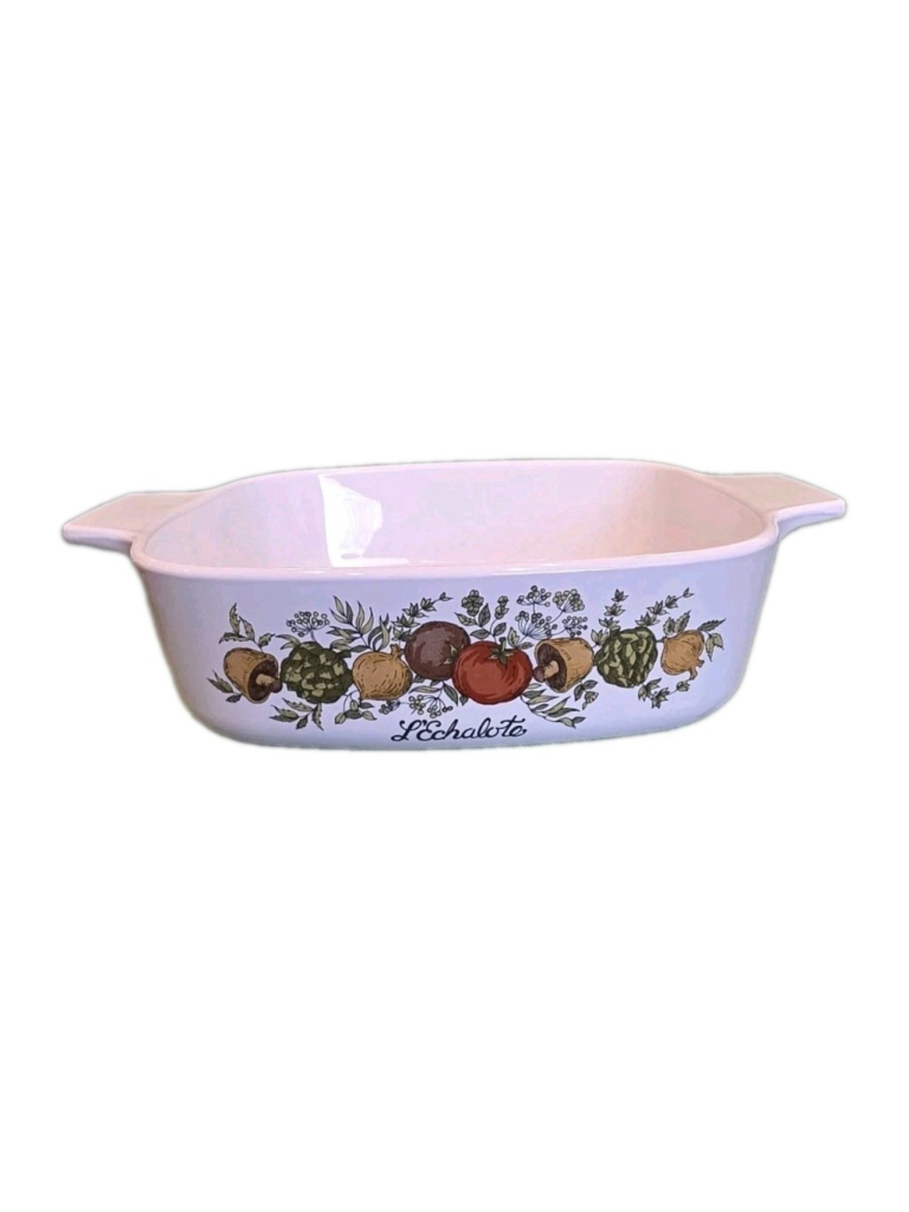 Vintage Corning Ware Spice of Life L'Echalote A-1-B 1 Qt Casserole No Lid